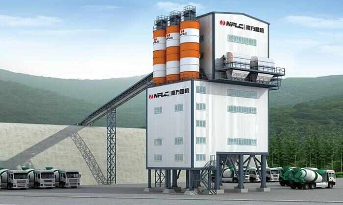 Hydraulic engineering concrete batch plant (With cold wind cooling system)