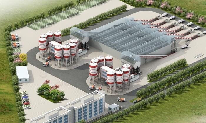 Nuclear Project Customized Concrete Batch Plant