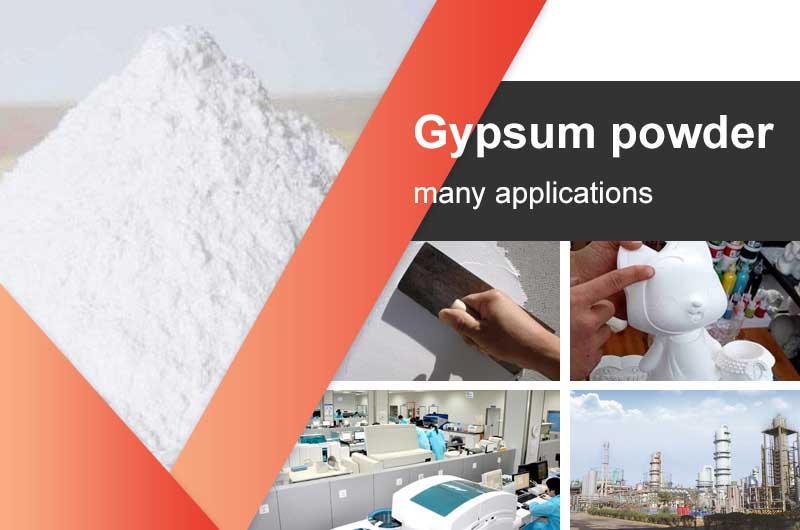 The applications of gypsum powder