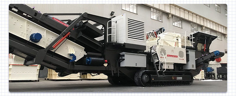 Ballast stone mobile crusher