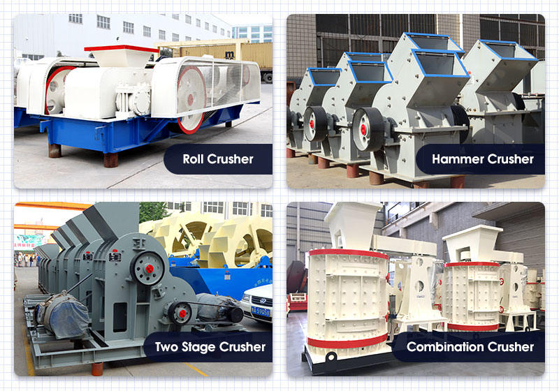 Fote roller crusher, hammer crusher, double stage crusher and combination crusher