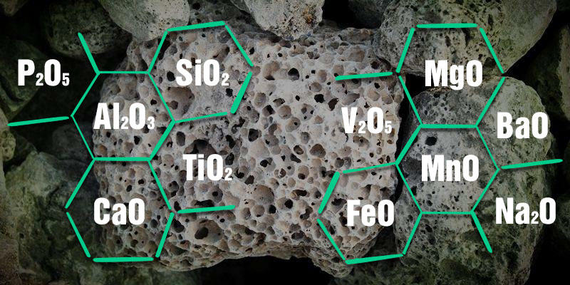 Composition of slag