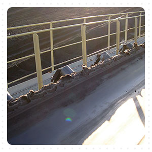 Aging conveyor belt