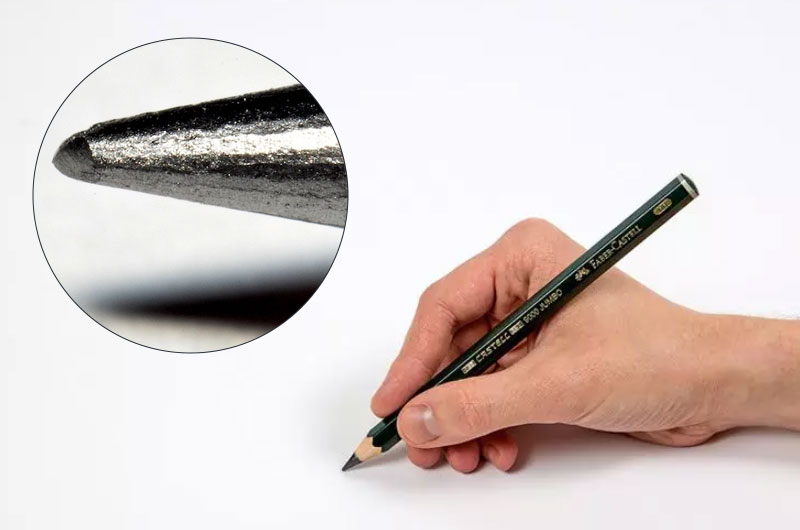 Graphite in lead pencils