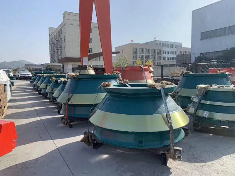 Cone Crusher Mantle & Bowl Liner Stock area